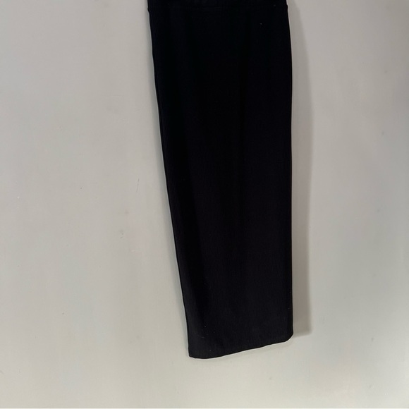 Porsha Williams black two piece co ord set turtleneck crop top maxi skirt fitted - Picture 10 of 13